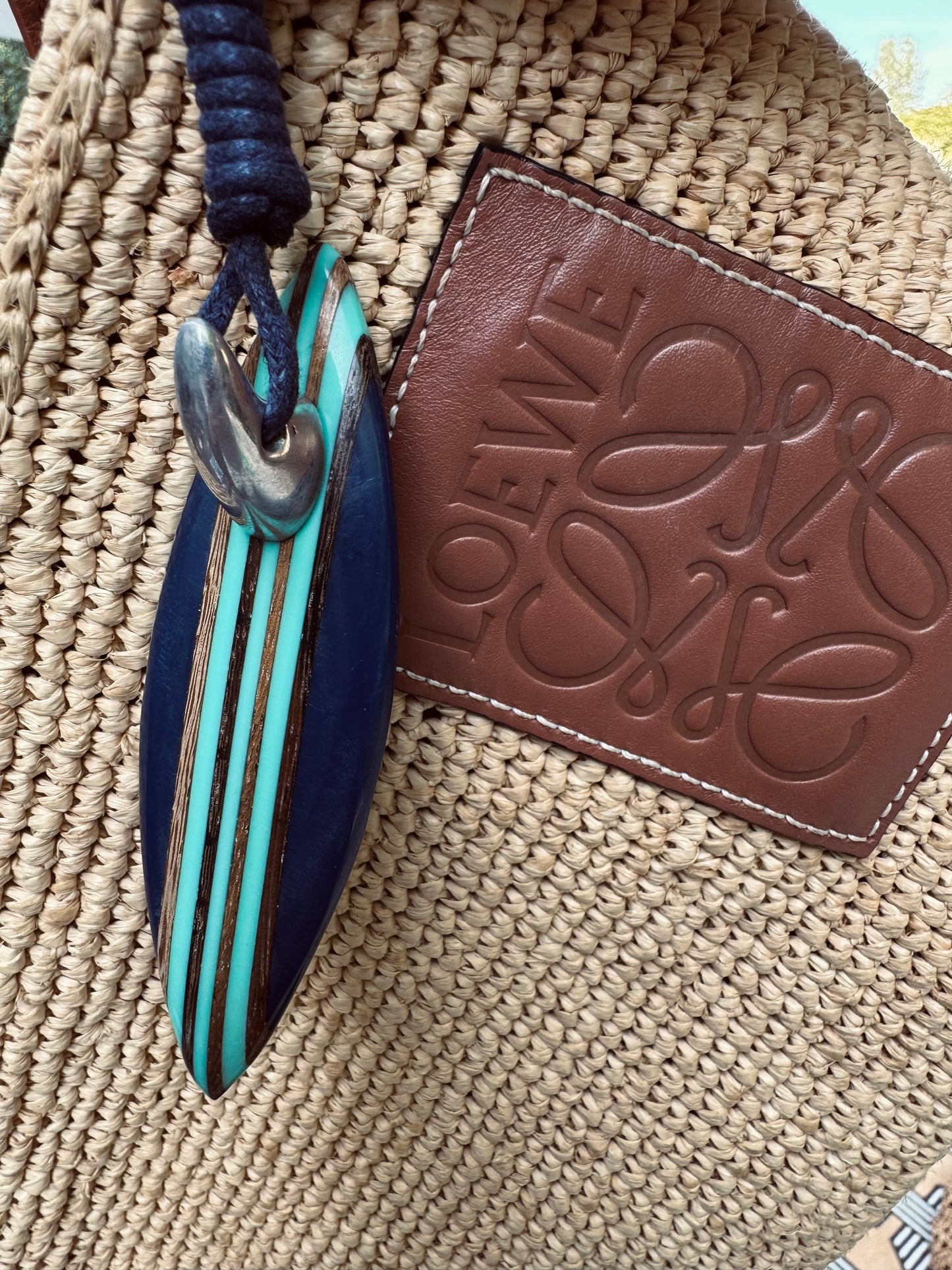 Malibu 1 surf keychain