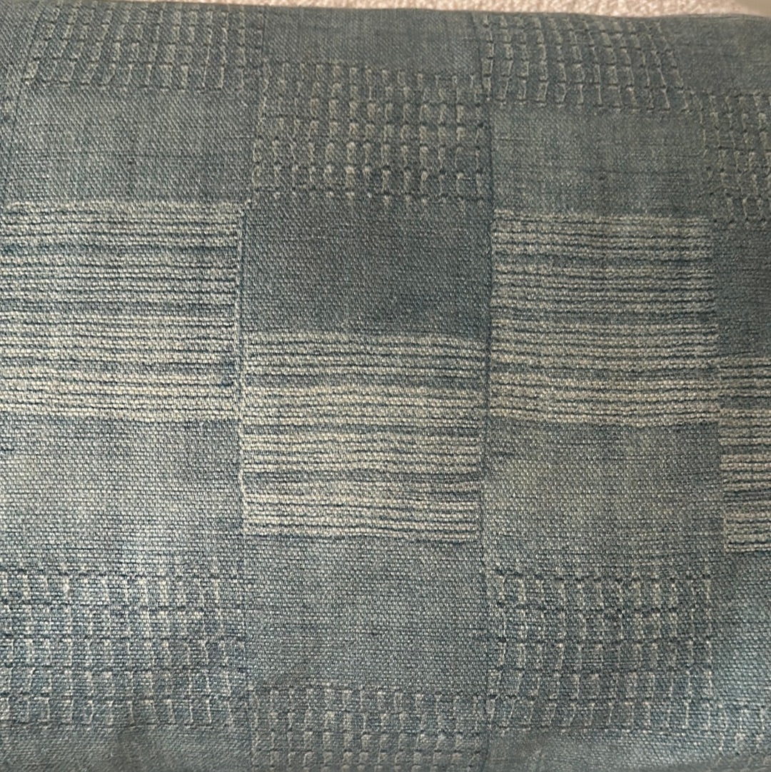 Jennifer Shorto denim blue cushion