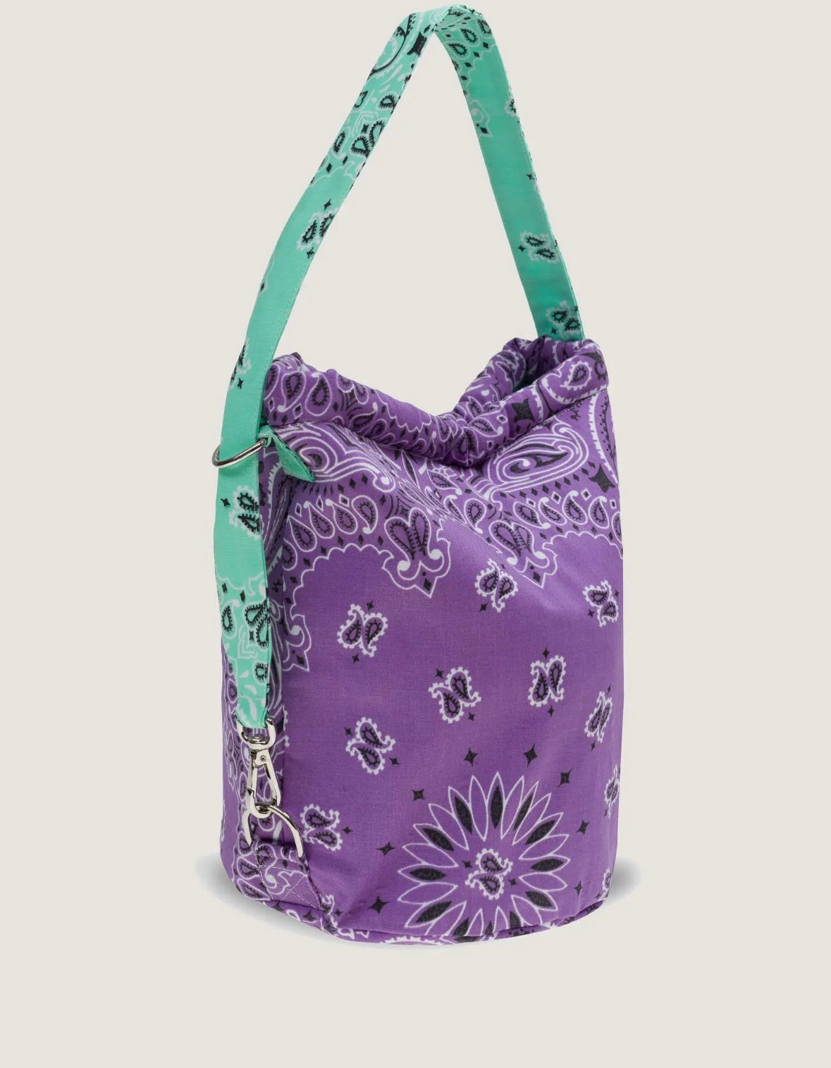 Call it by your name Lila/mint bucket bag