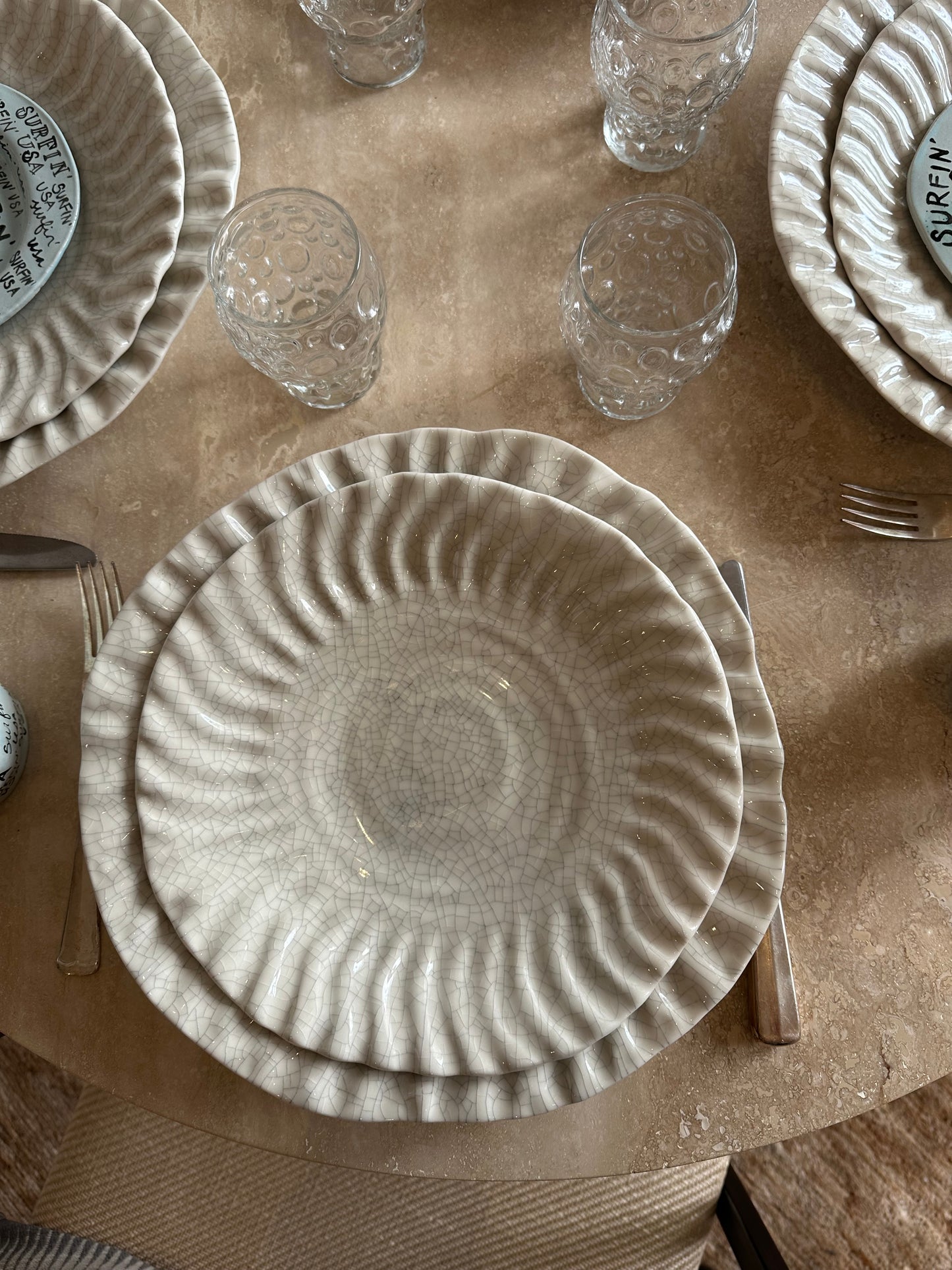 Deep dining plate