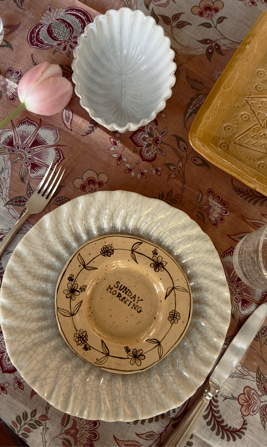 Spring Sunday morning plate The English boys x Noëlle