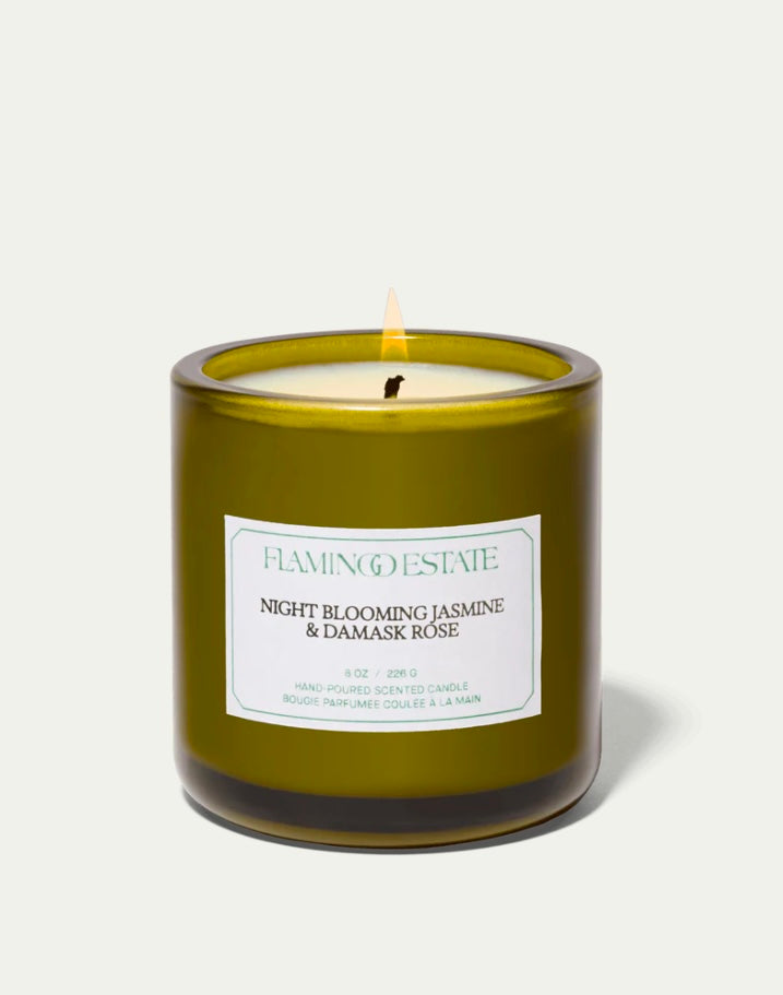 Flamingo Estate Night Blooming Jasmine & Damask Rose Candle