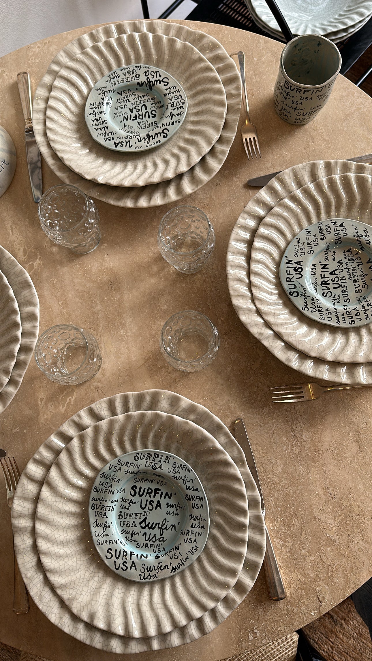 Deep dining plate