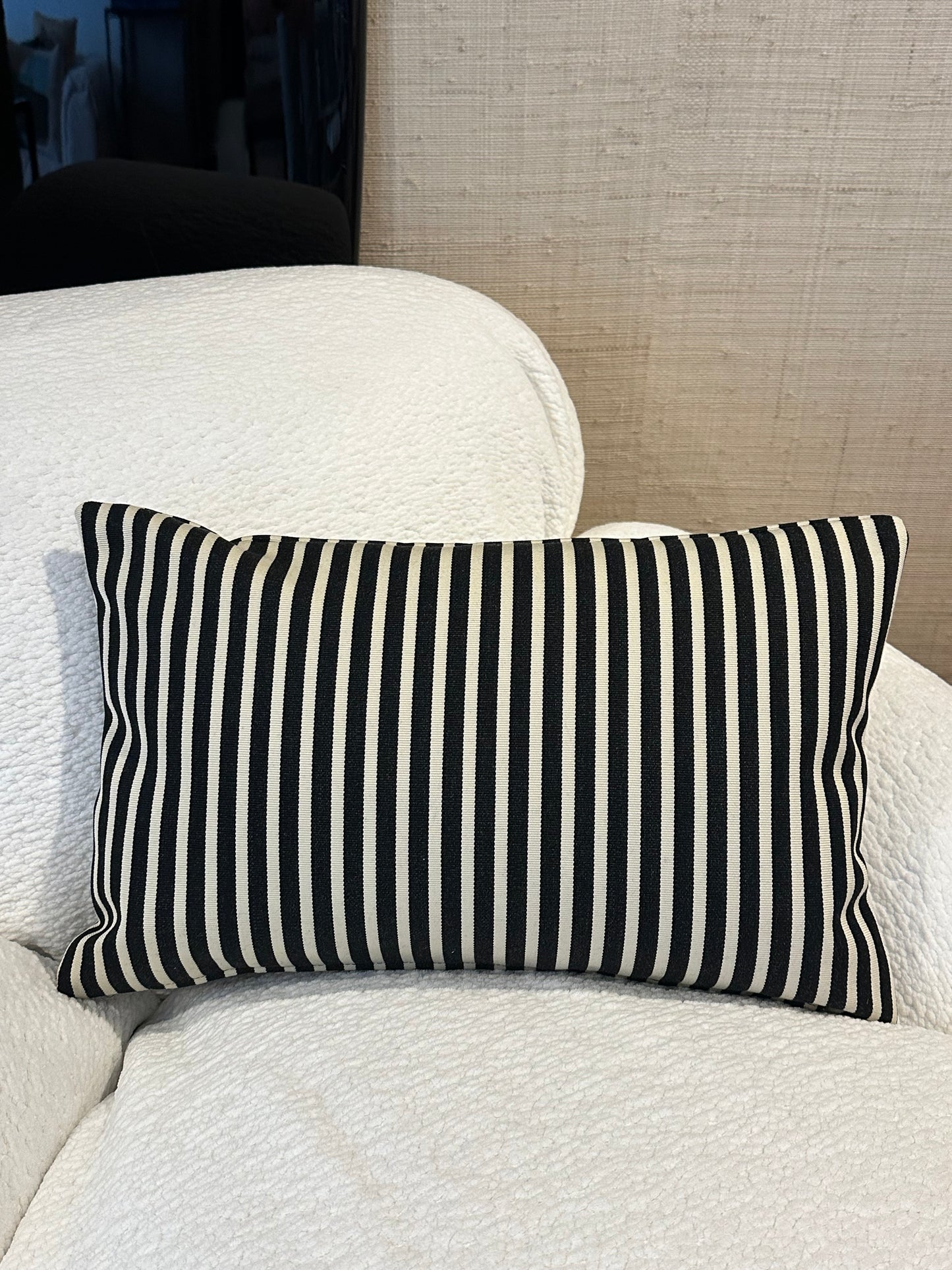 Dedar stripe outdoor/indoor cushion