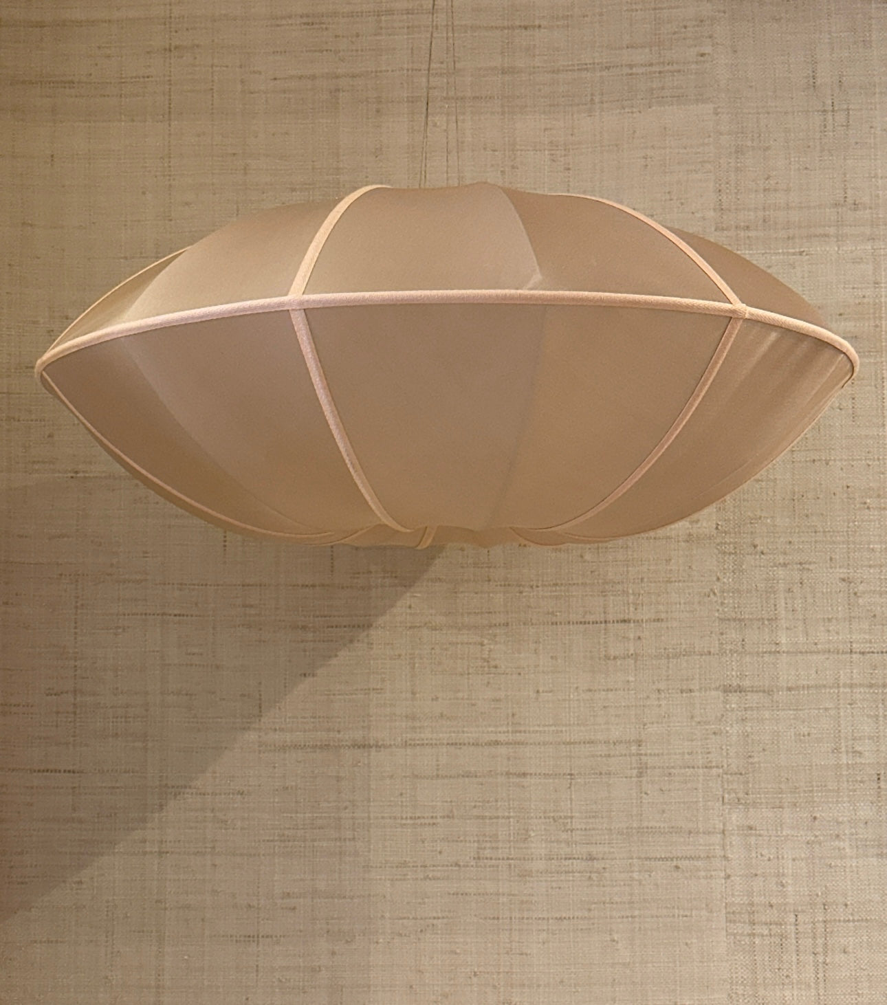 Silk light peach lampshade