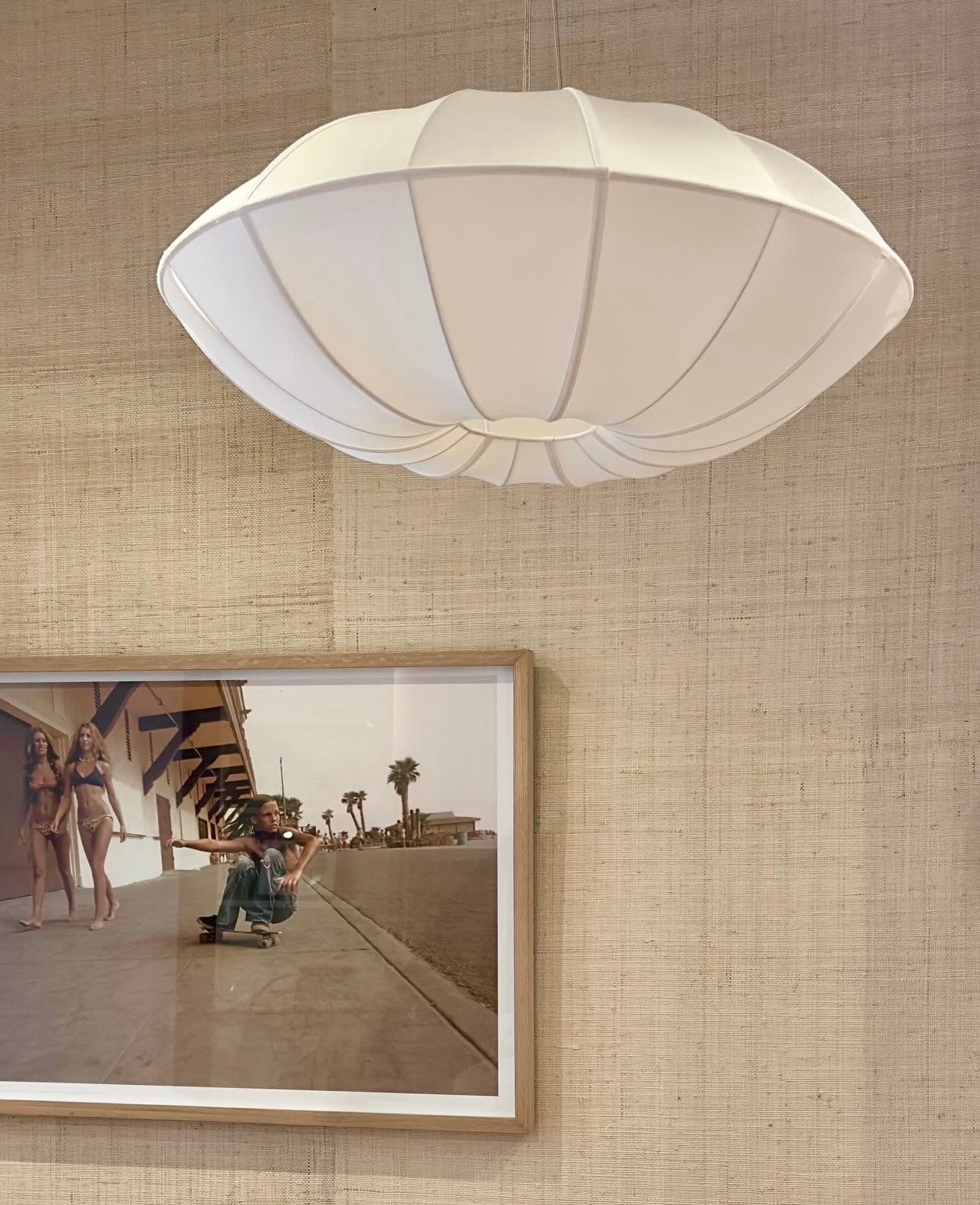 Silk Off white lampshade