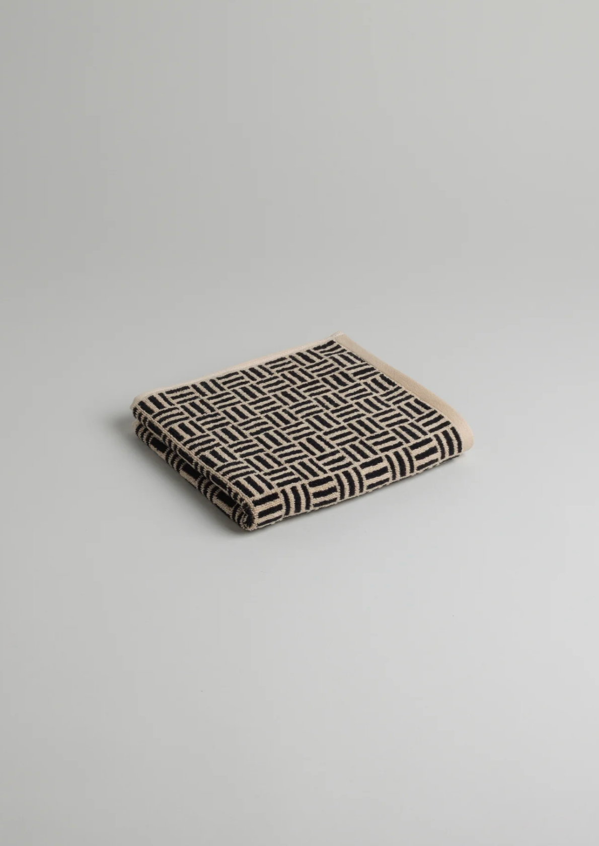 BAINA HAND TOWEL TORRENS Sand & Noir