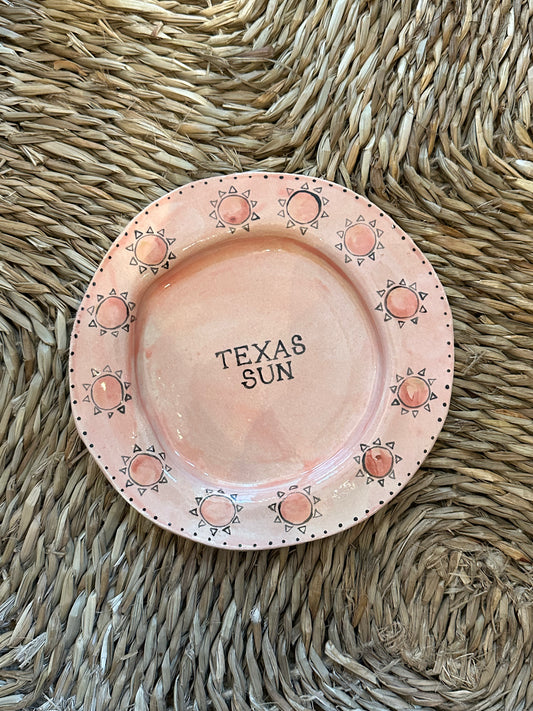Texas sun plate The English boys x Noëlle