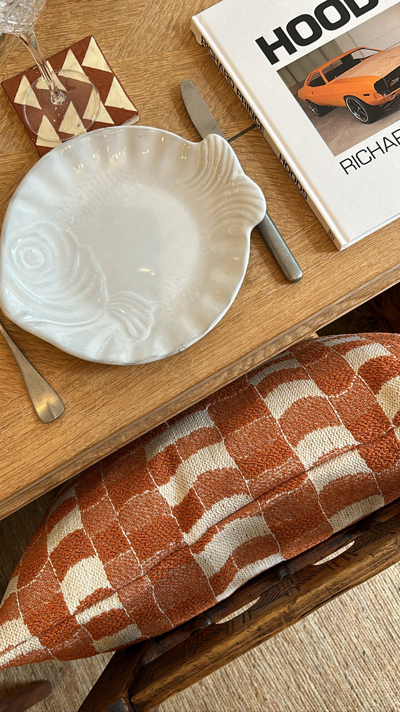 Fish plate ( handmade in France)