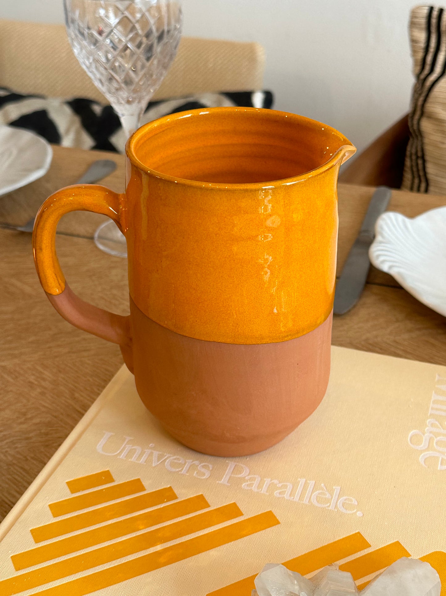 Orange jar