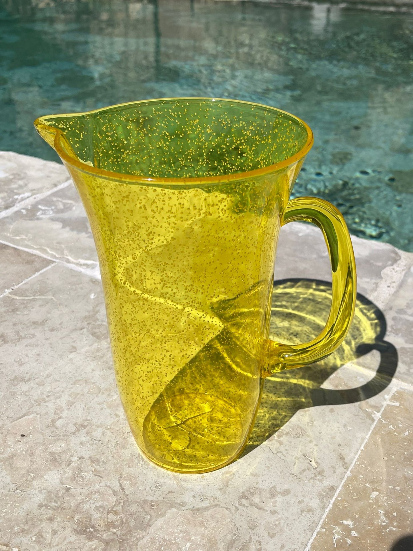 Poolside pitcher handmade in Biot