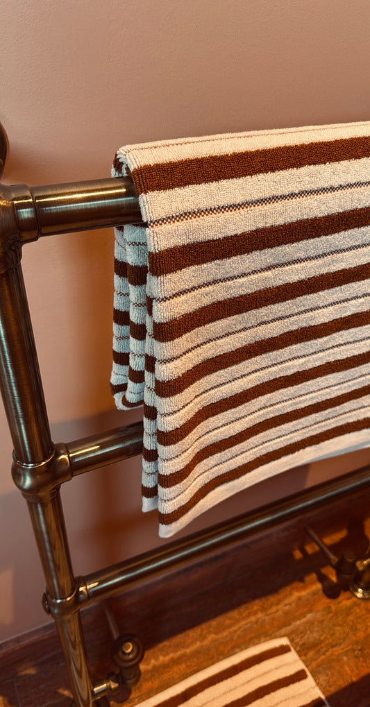 BAINA BATH TOWEL FRANKLIN Fuyu & Chalk