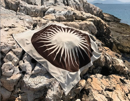 The Avalon Modern Love beach towel