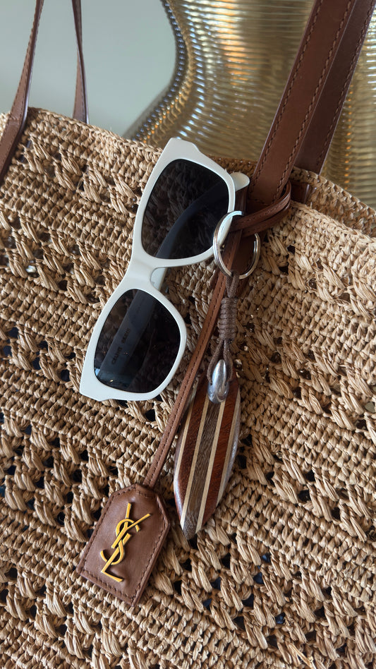 Malibu 3 surf keychain