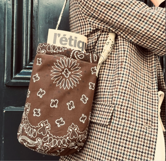 Call it by your name brown bucket bag