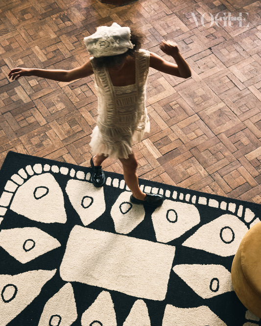 Road trip to France rug Anna Nina x Noëlle limited edition