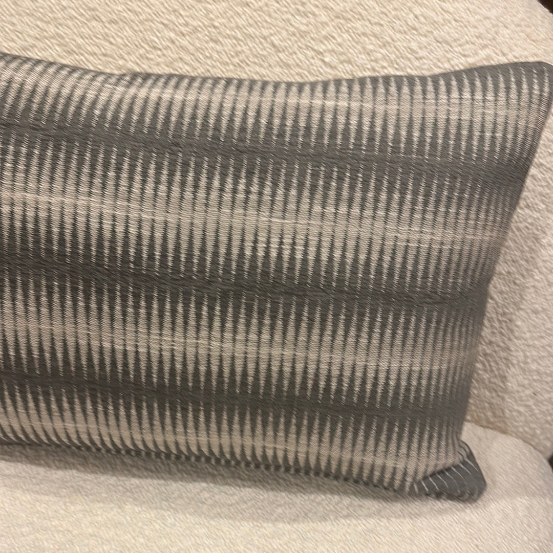 Cushion stripe grey