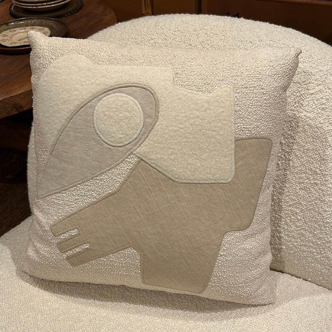 Malbec boucle cushion