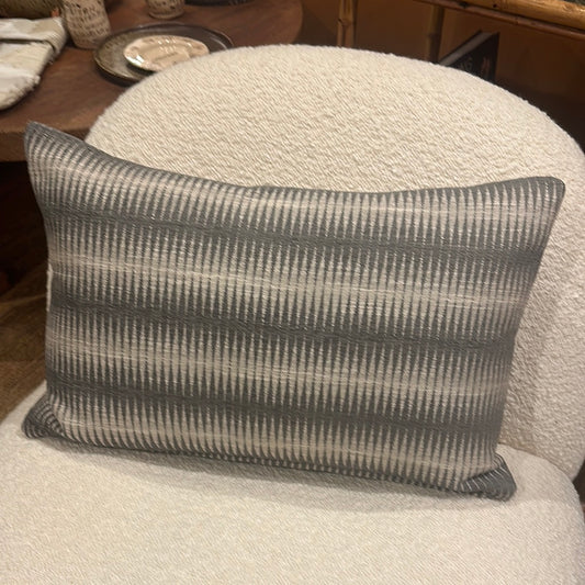 Cushion stripe grey