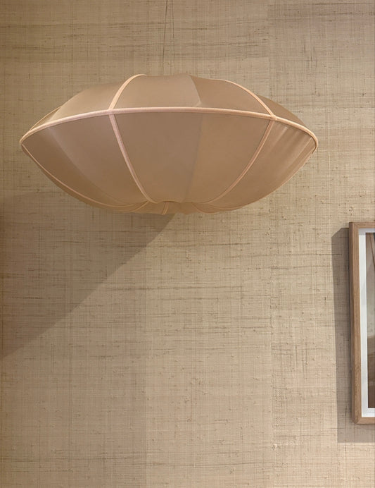 Silk light peach lampshade