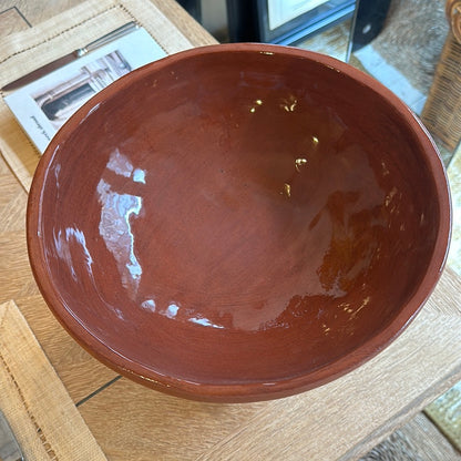 Tina terracotta bowl with ceramic beads