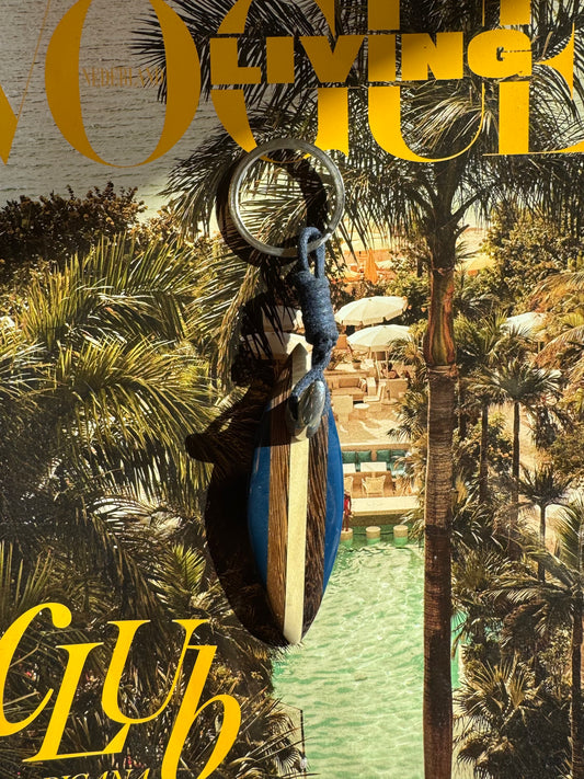 Malibu 6 surf Keychain