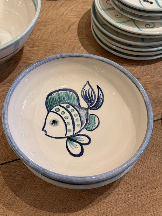 Fish bowl handmade in France