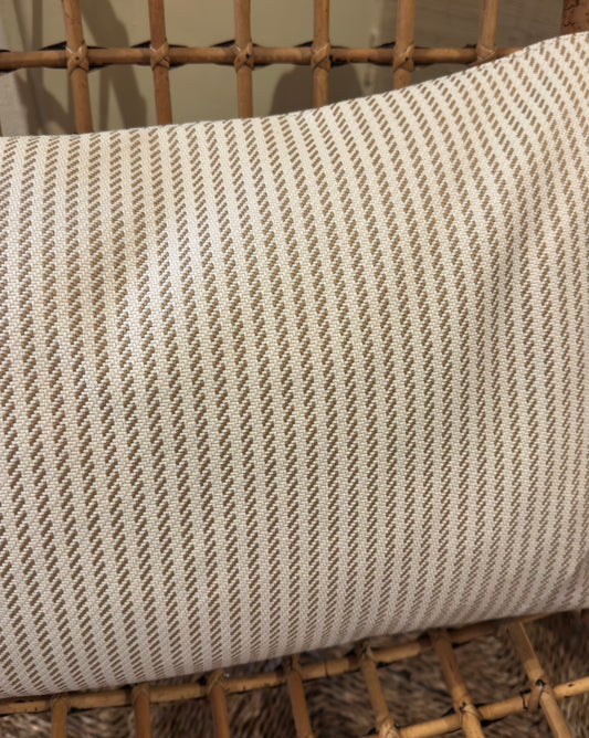 Dedar stripe cushion