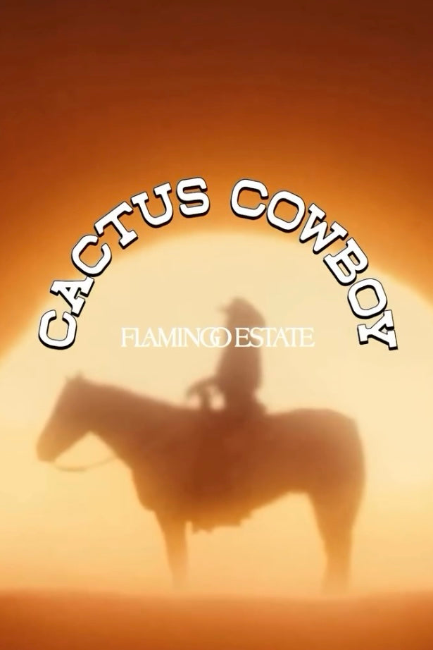Flamingo estate Cactus Cowboy candle limited edition