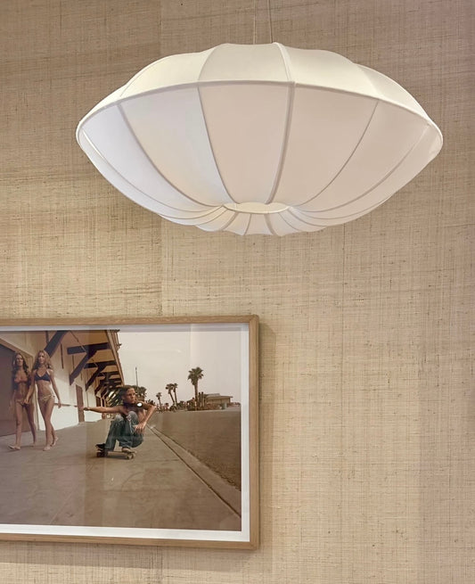 Silk Off white lampshade