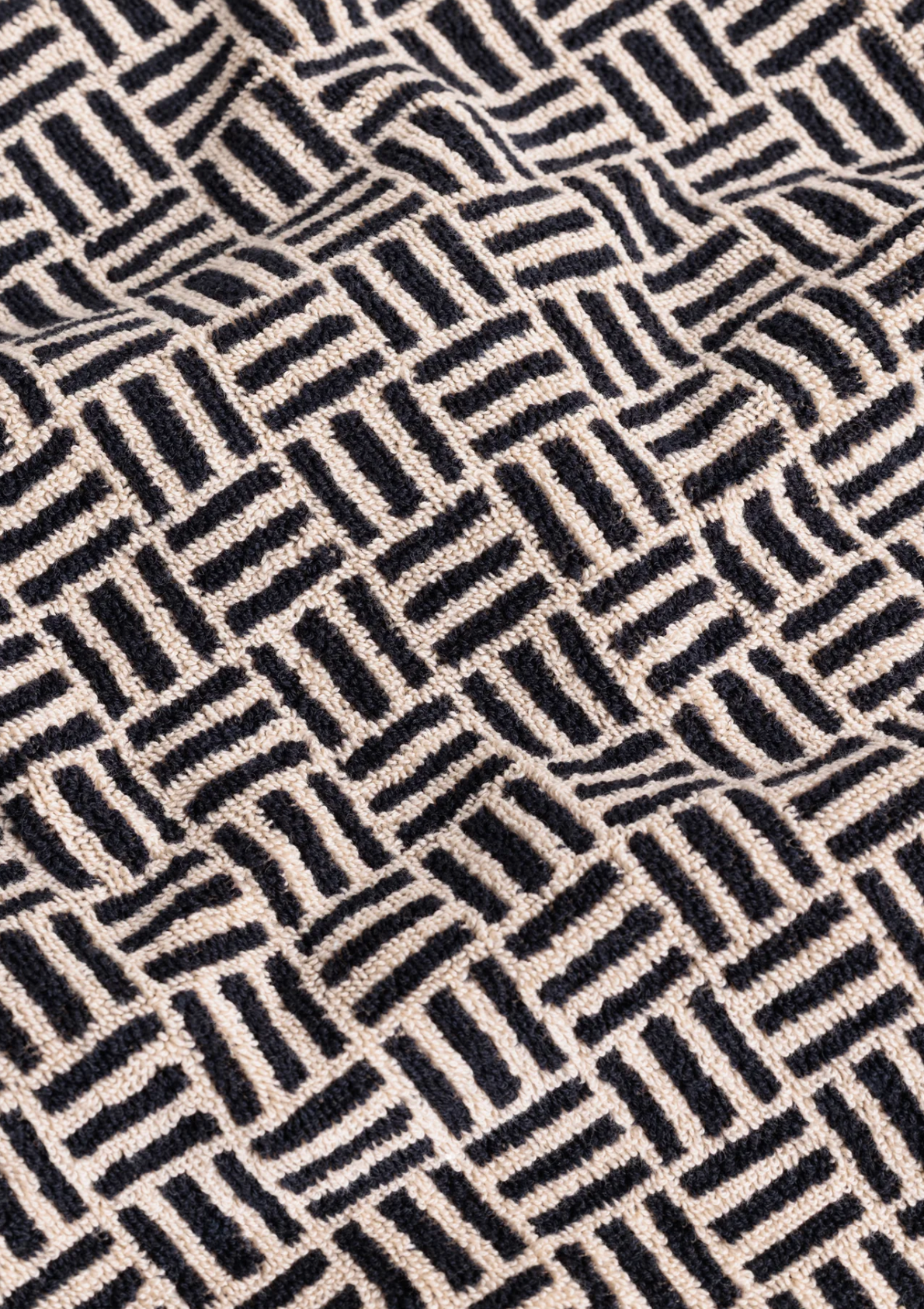BAINA HAND TOWEL TORRENS Sand & Noir