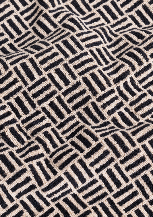 BAINA HAND TOWEL TORRENS Sand & Noir