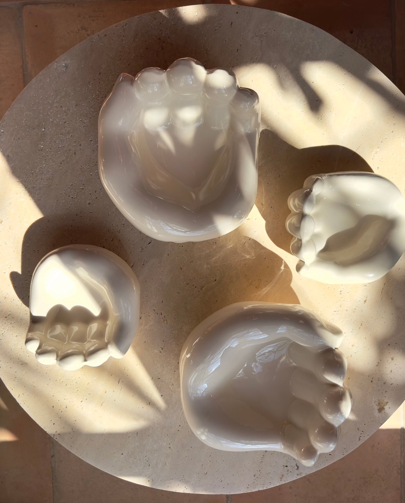 Ceramic hands small