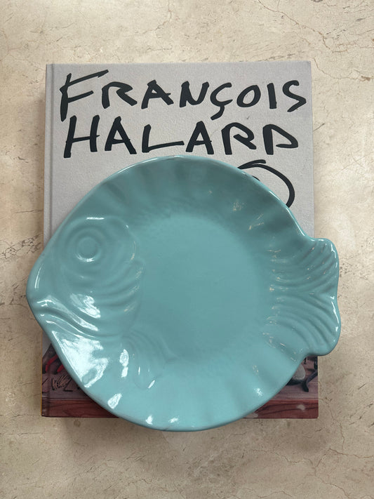 Fish plate handmade in France