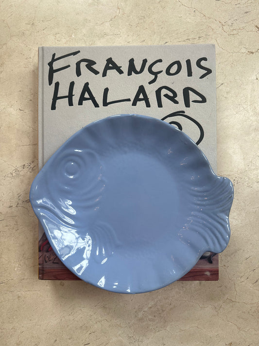 Fish plate handmade in France