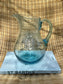 Glass pitcher handmade in Biot