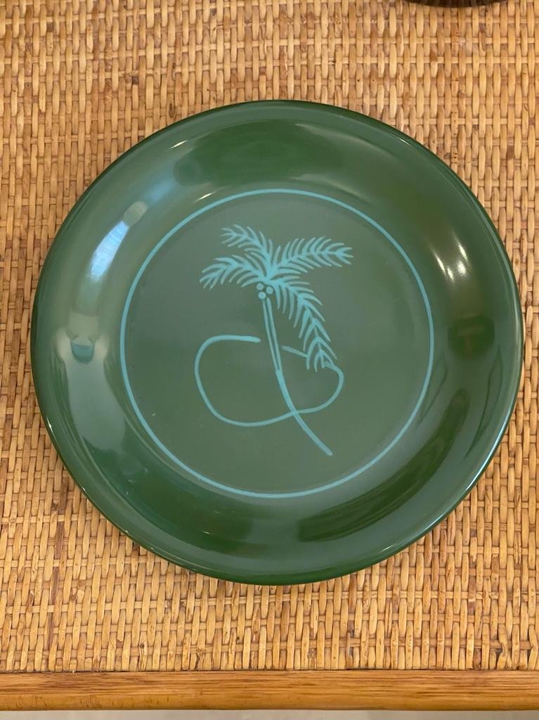 Sensi Studio Palm Plate (Dark Green)